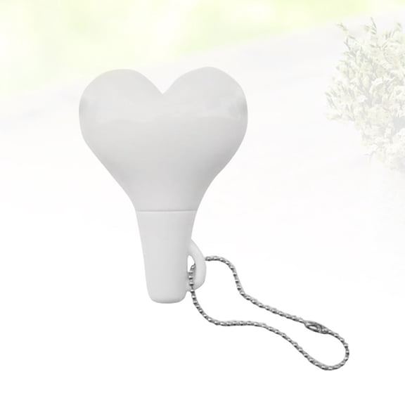 YOSADIER Portable White Earphone Splitter with Heart Design, Compatible with All 3.5mm Jack Devices for Sharing Audio