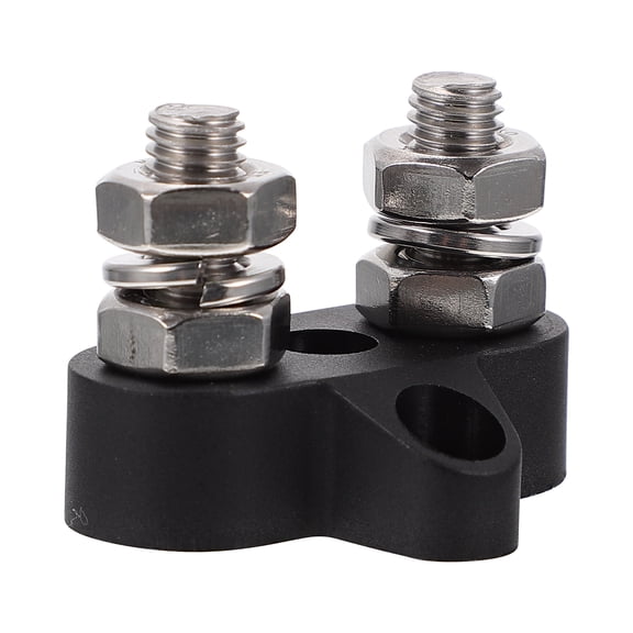 YOSADIER Heavy Duty Black Bus Bar Terminal Block for Automotive Wire Distribution and Electrical Circuit