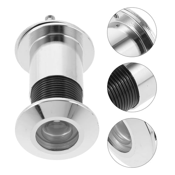 YOSADIER Plated Silver Door Hole Viewer with Stainless Steel and Glass for Home Privacy Protection