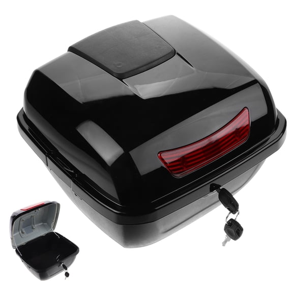 YOSADIER Scooter Trunk Black Storage Box Large Capacity for Electric Motorcycle Travel