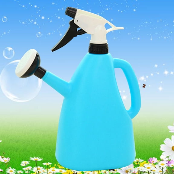 YOSADIER Flower Pot Watering Can Plastic Blue for Housework 1Set