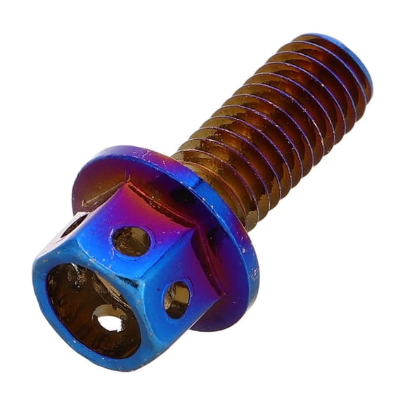 YOSADIER Stylish M6 License Plate Fasteners Screw for Motorcycle Vehicle DIY Modification