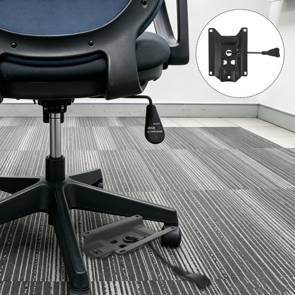 YOSADIER Universal Black Office Chair Base Plate with Silent Swivel Mechanism for Chair Repair and Replacement