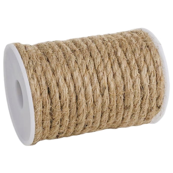 YOSADIER Khaki Jute Rope for Crafts Durable and Versatile Natural Twine