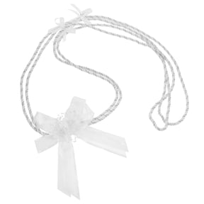 YOSADIER White Wedding Unity Rope with Elegant Bow Design for Bridal Ceremony and Decorative Use