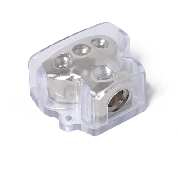 YOSADIER Transparent Car Distribution Block for Power Splitting with Plated Gold Plated Connectors for Cars and Boats