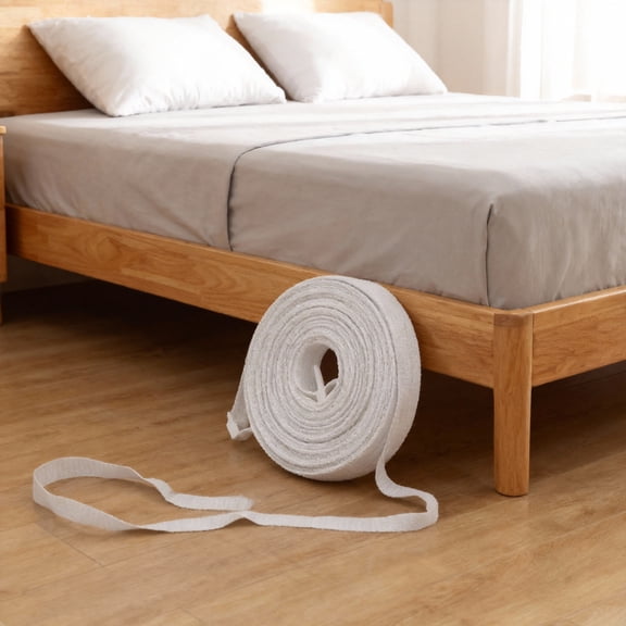 YOSADIER Twin Bed Converter Strap White Adjustable Mattress Connector for Guestroom Use
