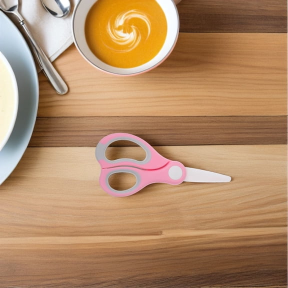 YOSADIER Portable Food Cutting Tool Ceramic Scissors for Meal Preparation with Dust Cover 1Pack