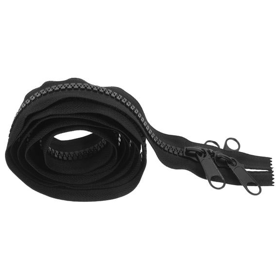 YOSADIER Heavy Duty Sewing Zipper Black Resin 1Set