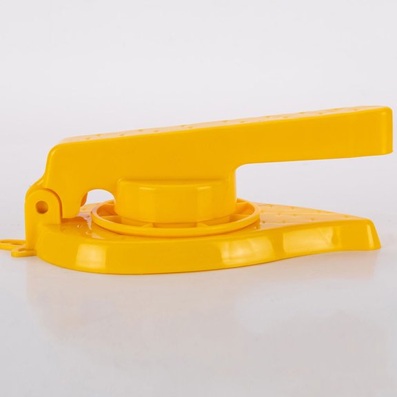 YOSADIER Yellow Plastic Dough Mold Dumpling Skin Wrapper Maker for Home Kitchen