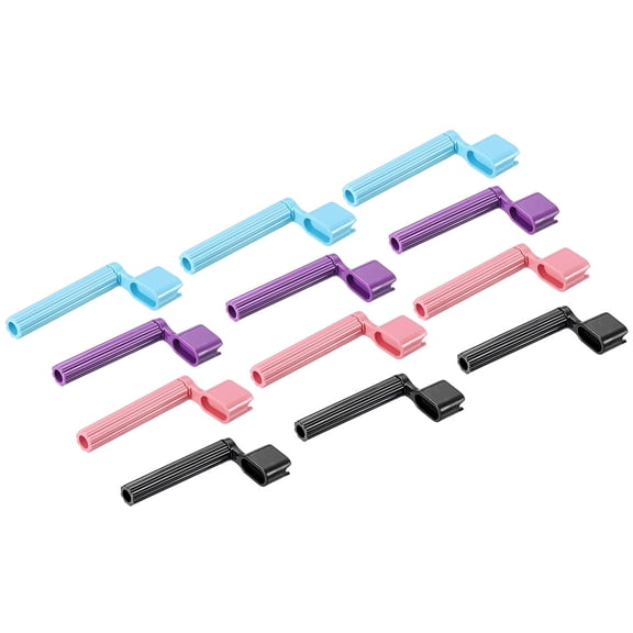 YOSADIER Guitar Peg Winder Set, 12Pcs Easy to Use ABS Plastic Guitar Tuning Peg Winders, Assorted Colors, Instrument Accessories