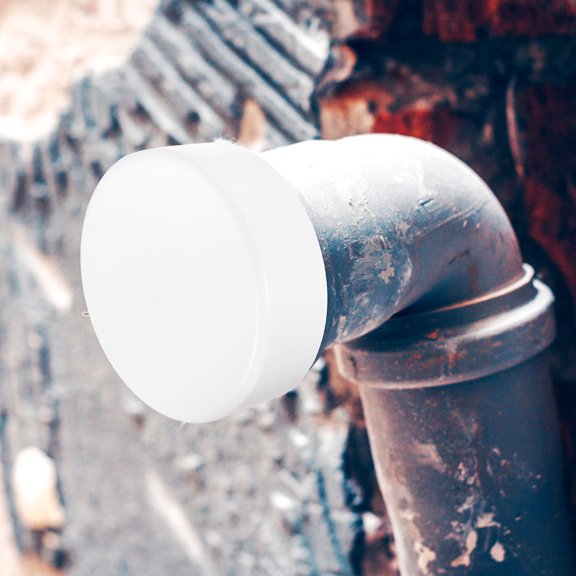YOSADIER pipe cap White pvc Protecting Pipes Industrial Use 1 Set