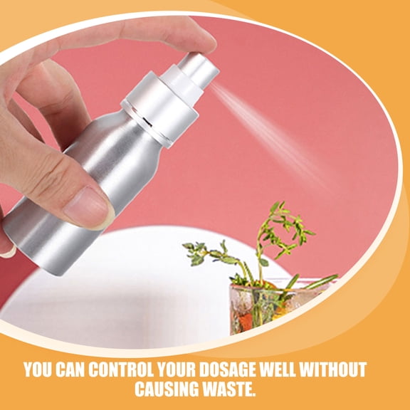 YOSADIER Lightweight Plated Silver Cocktail Atomizer Spray Bottle Perfect for Bar and Party Use