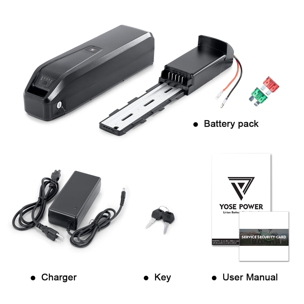 YOSE POWER Ebike Battery 48V 10.4Ah Electric Bicycle Battery Compatible with Jasion Ebikes Removeable Battery Fit for Jasion EB5 Plus Bicycle Batteries Replacement