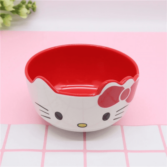 YOSENING Cartoon Hello Kitty Soup Bowl, Fun Kawaii Tableware for Party, Home & Gift QQH624-1797