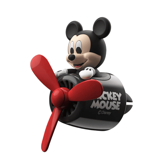 YOSENING Cartoon Mickey_Mouse Rotating Airplane Car Air Freshener - Clip-On Vent Aromatherapy Diffuser, Cute Interior Decor for Cars QQH624-1424
