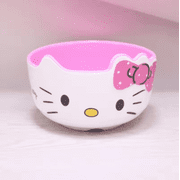 YOSENING Cute Cartoon Hello Kitty Soup Bowls Set - Creative Tableware for Kids & Adults, Perfect for Instant Meals & Gift Giving QQH624-2976