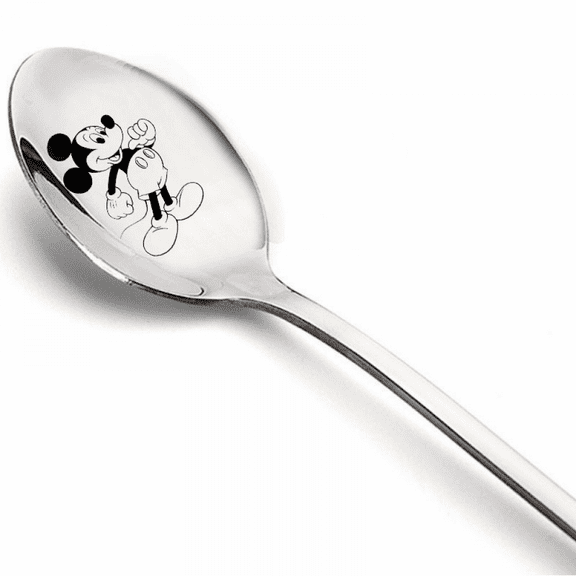 YOSENING Mickey_Mouse Cartoon Stainless Steel Spoon Tableware for Birthday Parties, Ice Cream, and Everyday Use QQH624-777