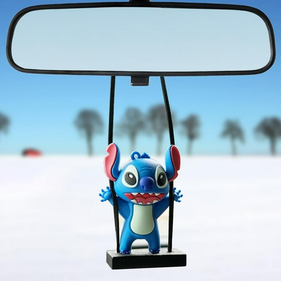YOSENING Stitch Car Swing Ornament, Decoration, Mirror Hanging Interior Accessories, for Car Rear View Mirror（4Pcs） SD621-083