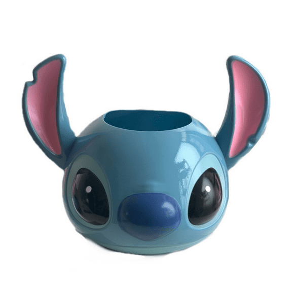 YOSENING Stitch Desktop Storage Box - Cute Cartoon Organizer for Office Supplies, Mini Plant Flower Pot Decor, Gift for Home & Office QQH624-3159