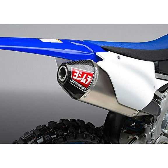 YOSHIMURA 234820D320 RS-4 Full Exhaust SS-AL-CF for 2018 Yamaha YZ450F, 234