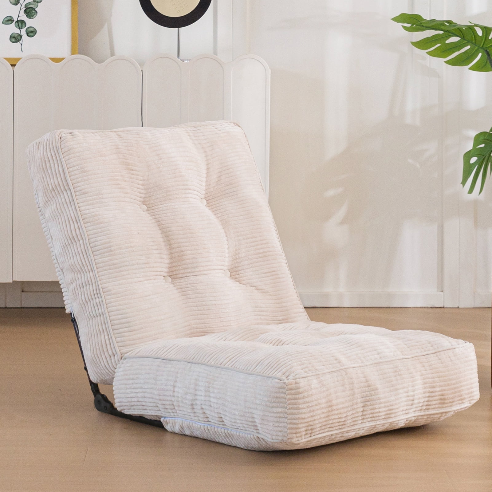 Chaise Gaming Pcs Floor Chair With Back Support Padded Floor