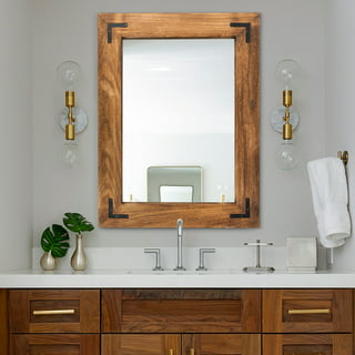 Round Rustic Decorative Wall Mirror - Living Room Farmhouse Wall Mirro –  SHANULKA Home Decor