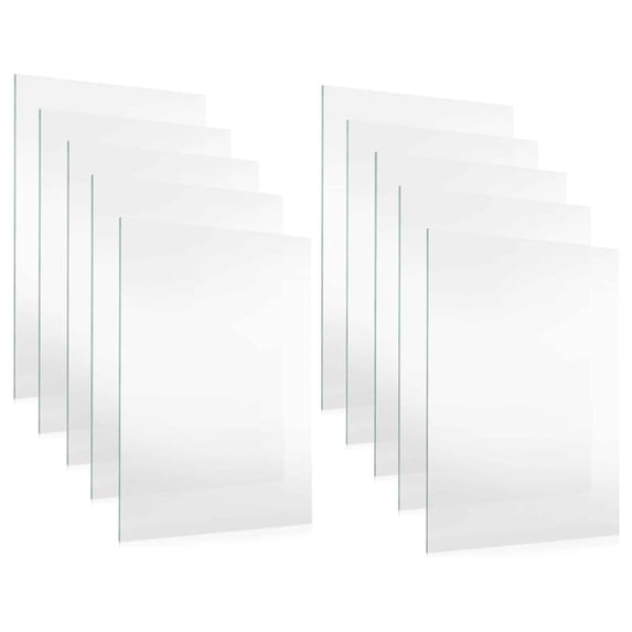 YOSITiuu 10 Sheets Non-Glare Replacement for 8.5x11 Picture Frame, Replacement Plexiglass for 8.5x11 Photo Frame, UV-Resistant Non-Glare Cover Sheet