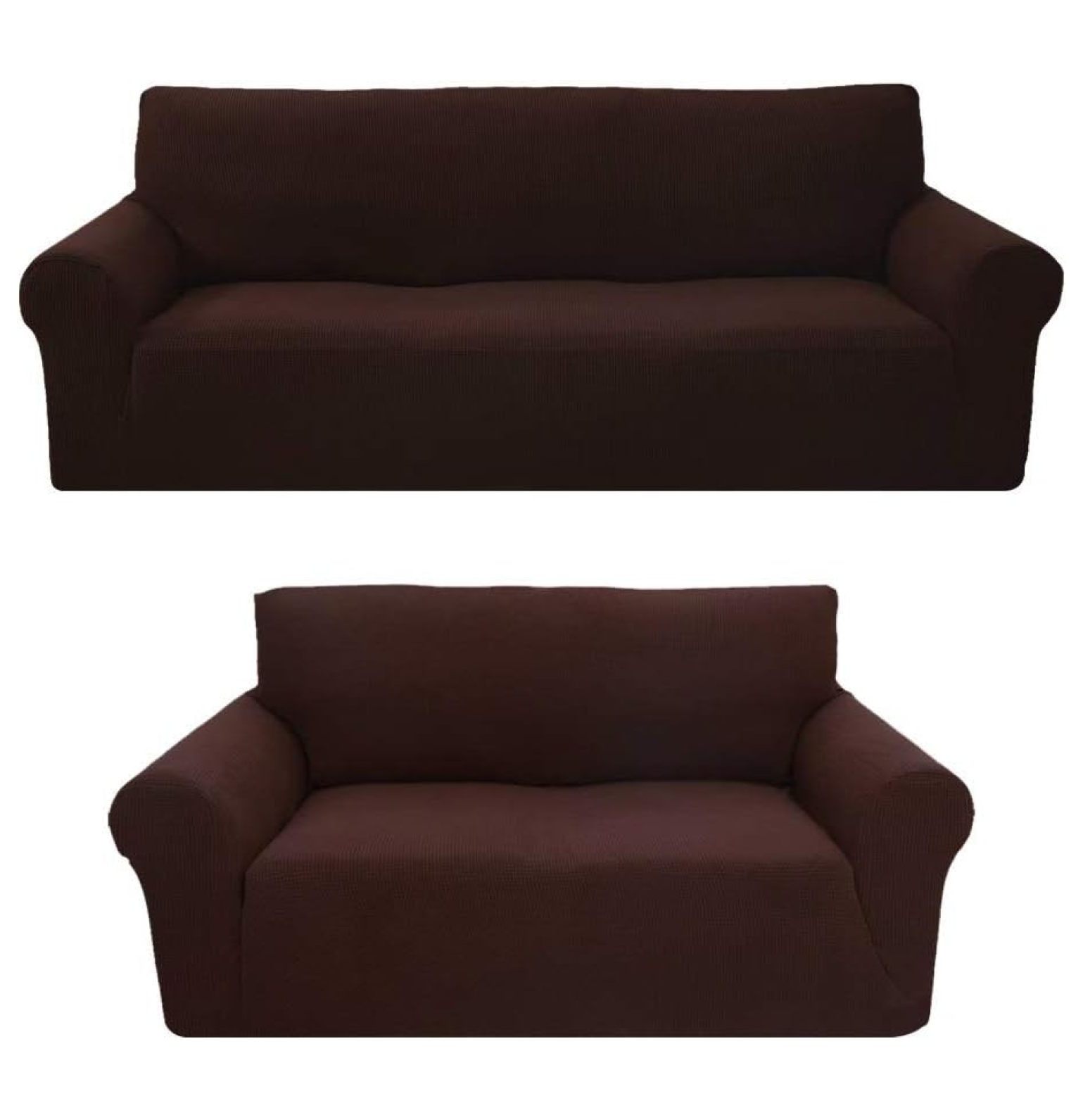 YOSITiuu 2Piece Sofa and Loveseat Slipcovers, Couch and Loveseat Covers Set, Form fit Stretch