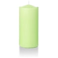 thumbnail image 1 of YOSITiuu 3" x 6" Mint Round Pillar Candles - 3 per Pack, 1 of 2