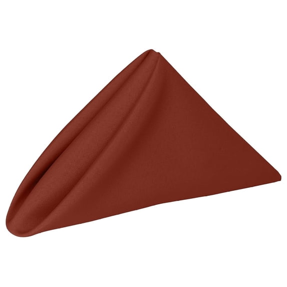 YOSITiuu -5 Dozen- 20 x 20-Inch Polyester Cloth Dinner Napkins, Terracotta