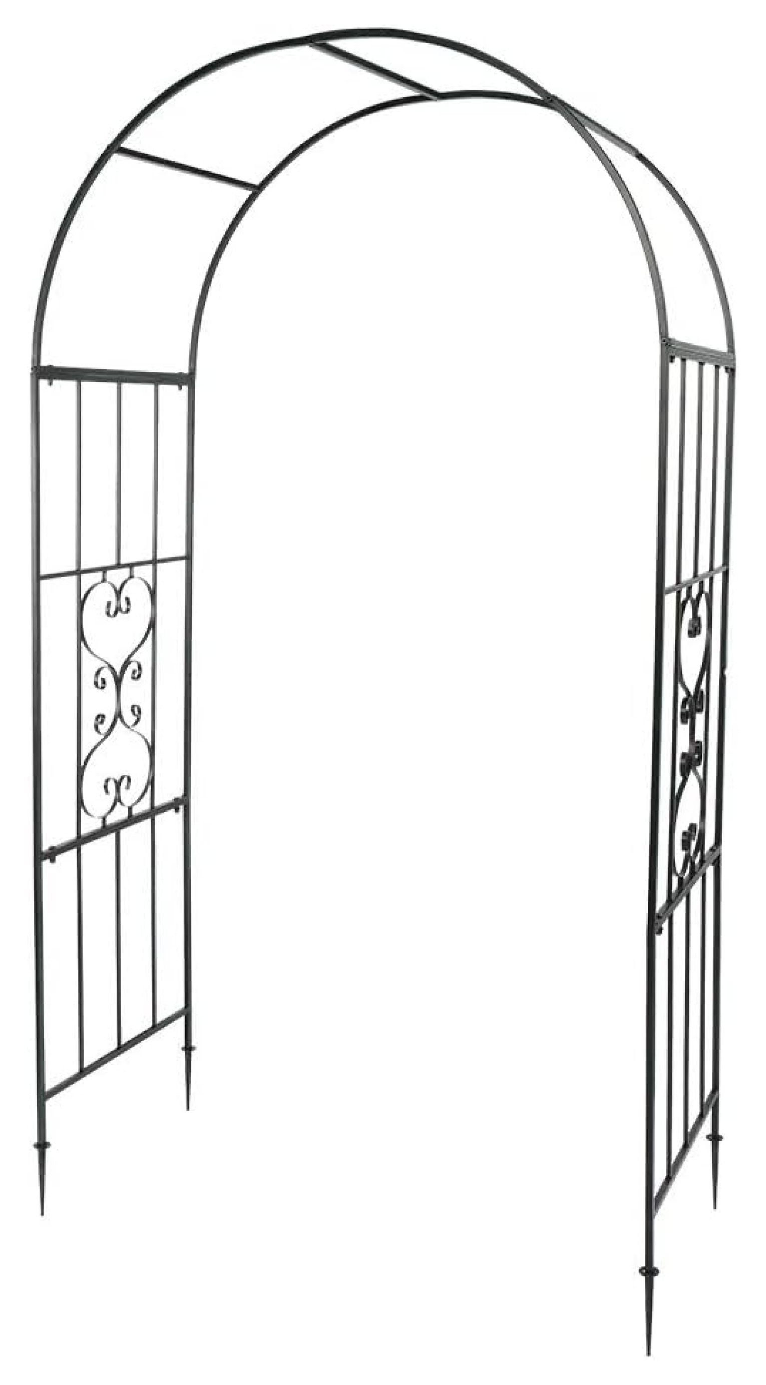 YOSITiuu 7.3FT Garden Arch Arbor, Heavy Duty Metal Arbour Archway