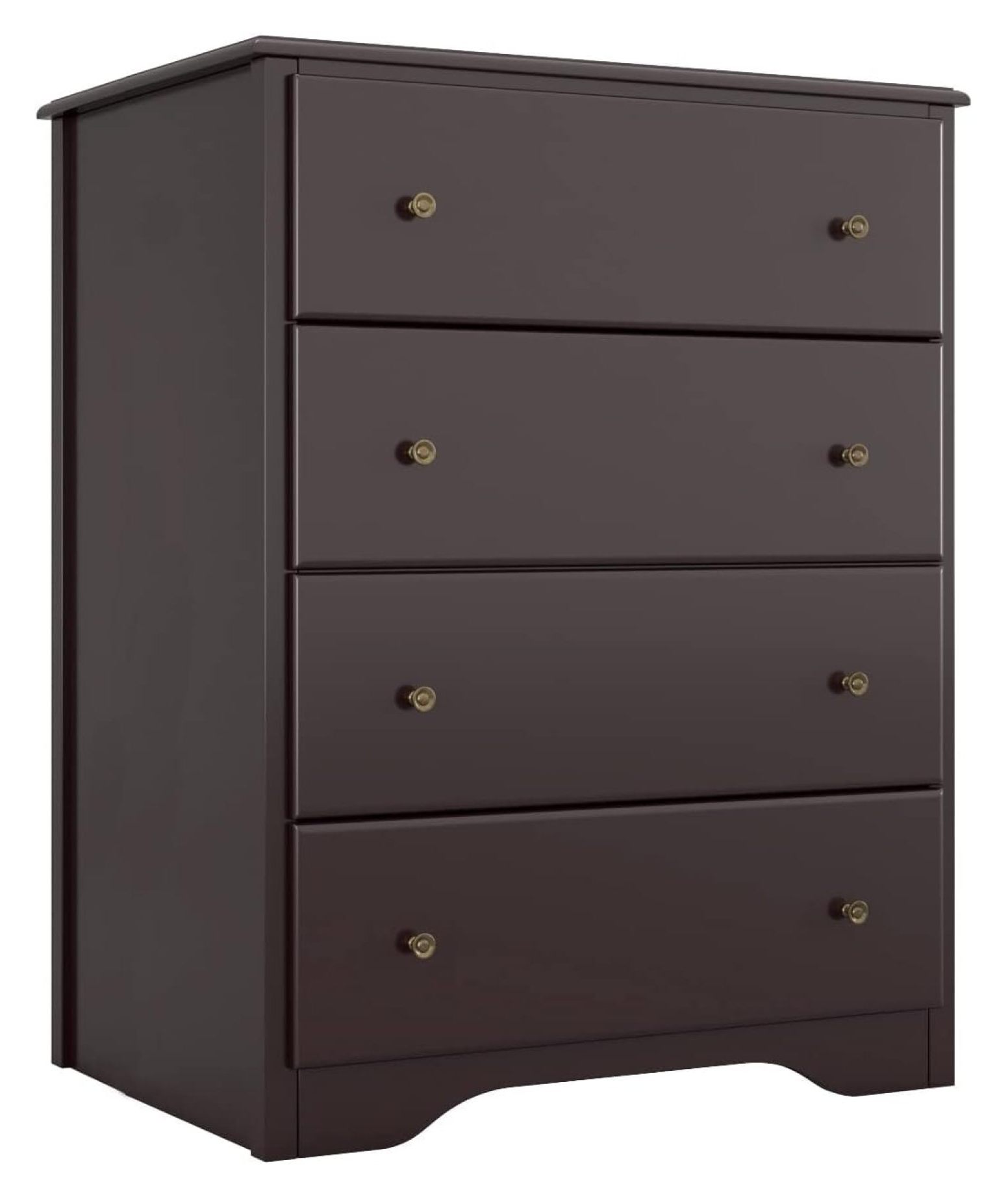 YOSITiuu Dresser, 4 Drawer Dressers Chests of Drawers, Modern Tall Dresser, Wood Drawer Chest