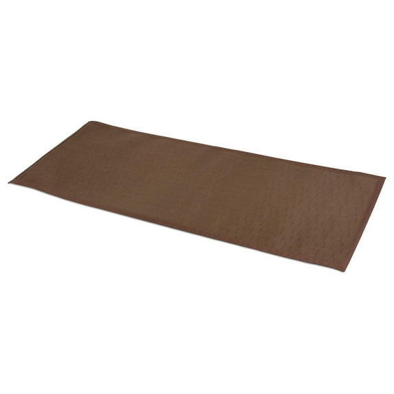 YOSITiuu Indoor Outdoor Floor Runner Rug - Non Slip Rubber Backing - Floor Mat for Kitchen Hallway - Living Room, Porch, Bathroom or Office Use - 24 x 60 Inches - Patio Décor - Brown
