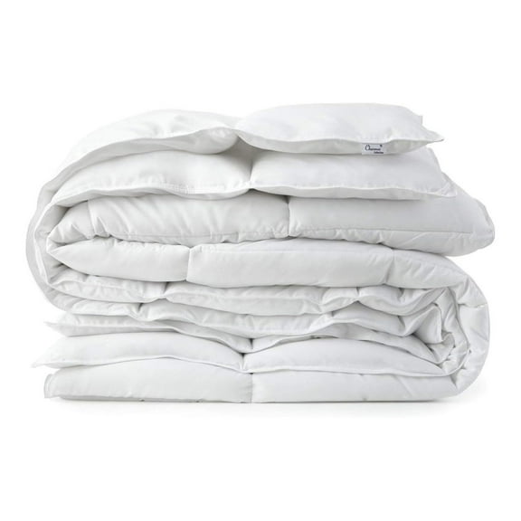 YOSITiuu Medium Warmth White Down Alternative Comforter Duvet Insert, Corner Tabs, Oversized Queen Size