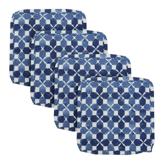 YOSITiuu Outdoor Waterproof Patio Cushion Covers 24" X 24" X 4" Set of 4 Replacement Slipcovers Decorative Cushion Cover for Chair Seat Garden Bench Porch Couch P006-24X24X4-4PC Cover