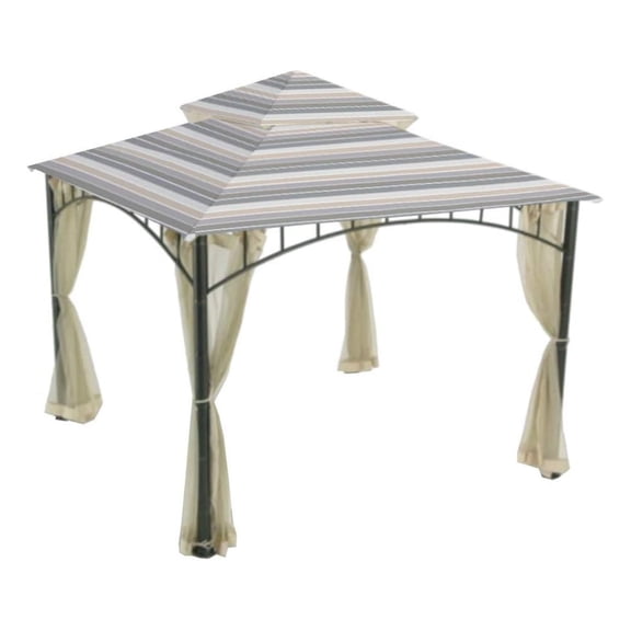 YOSITiuu Replacement Canopy Top Cover for The Madaga Gazebo - Stripe Stone