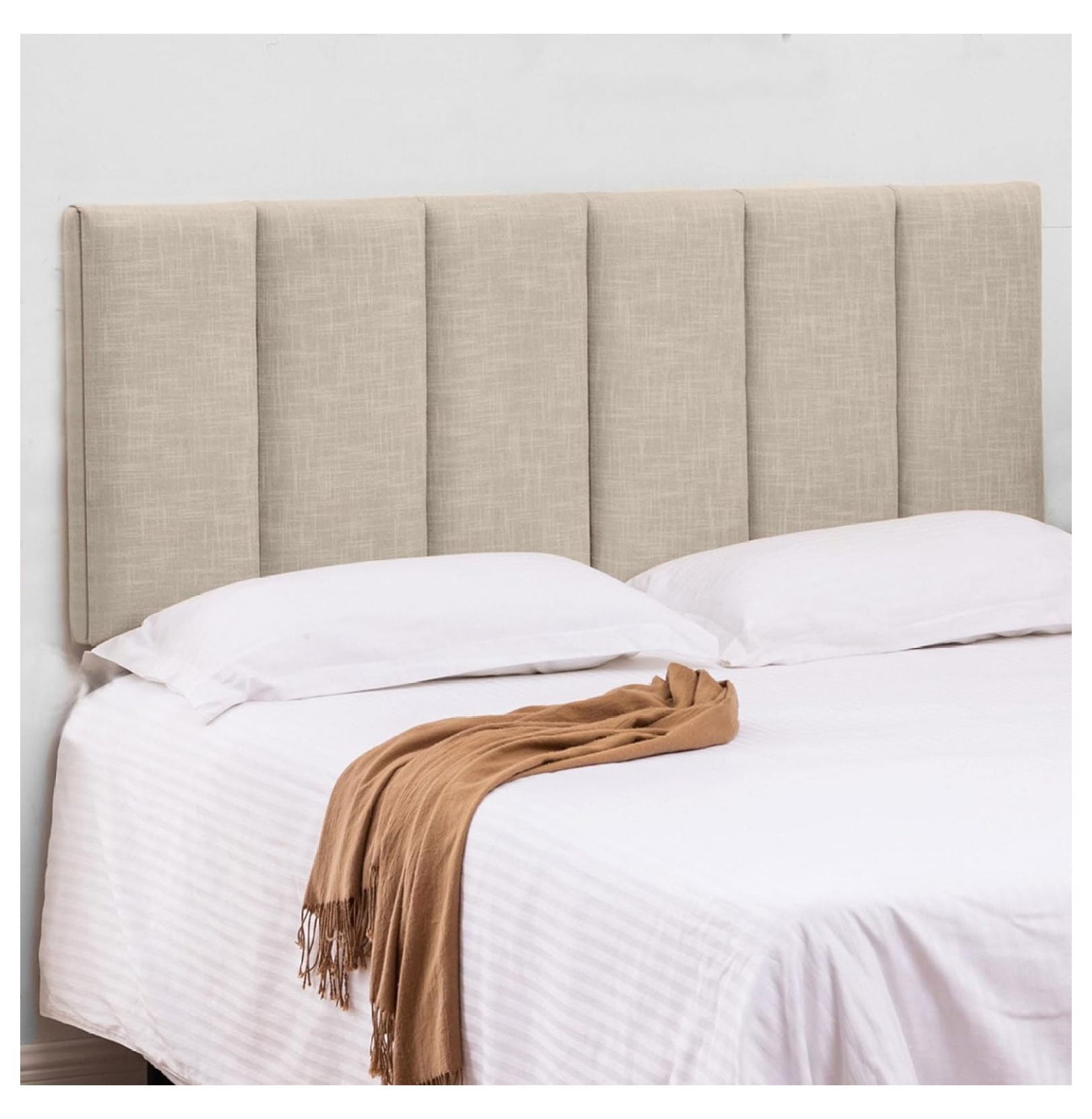 YOSITiuu Upholstered Headboard Foldable King Size Headboards King