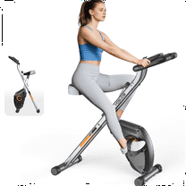 YOSUDA Folding Exercise Bike, Indoor Home Stationary Bike Workout 270LB Capacity