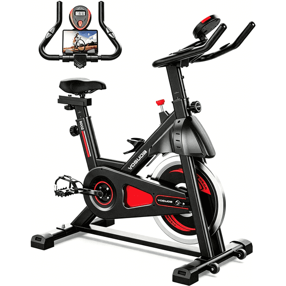 YOSUDA Stationary Exercise Bike for Home, Indoor Cycling, 300 lb Capacity