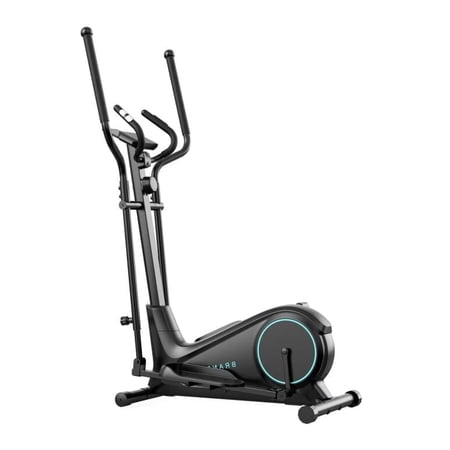 FED-YOSUDA Foldable Elliptical Machine, 13" Stride + Adjustable Incline, 16-Level Magnetic Resistance, Easy Assembly for Home Use, 350 lbs Weight Capacity