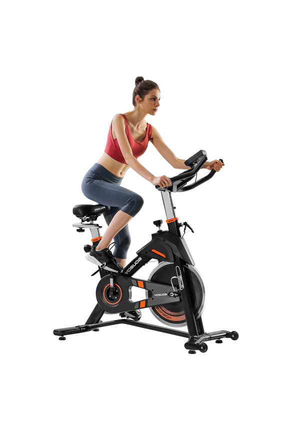 Magnetic Exercise Bike for Home - 350LB Capacity, Bluetooth Connectivity, Tablet Holder & Comfort Seat ,Commercial Indoor Cycling Bike