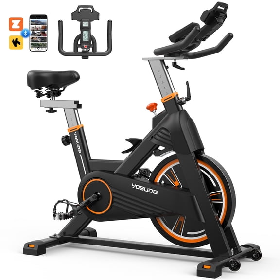 YOSUDA Pro Magnetic Indoor Cycling Bike Stationary Exercise Bike with 350 lbs Weight Capacity