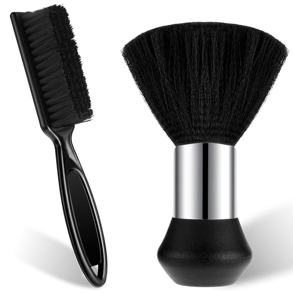 YOSUOPOC 2-Pack Barber Neck Duster Brush, Professional Hair Cleaning Tool for Neck & Ears