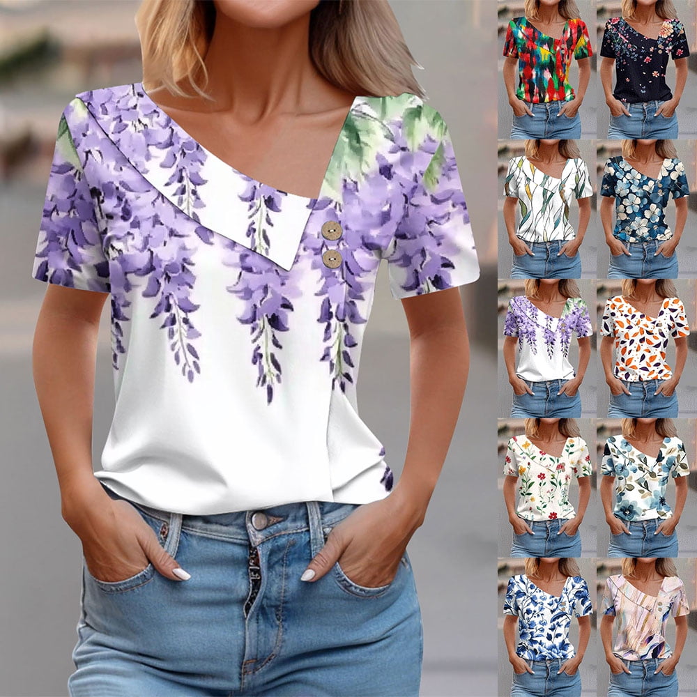 Taytum Print Short Sleeve PLUS Top