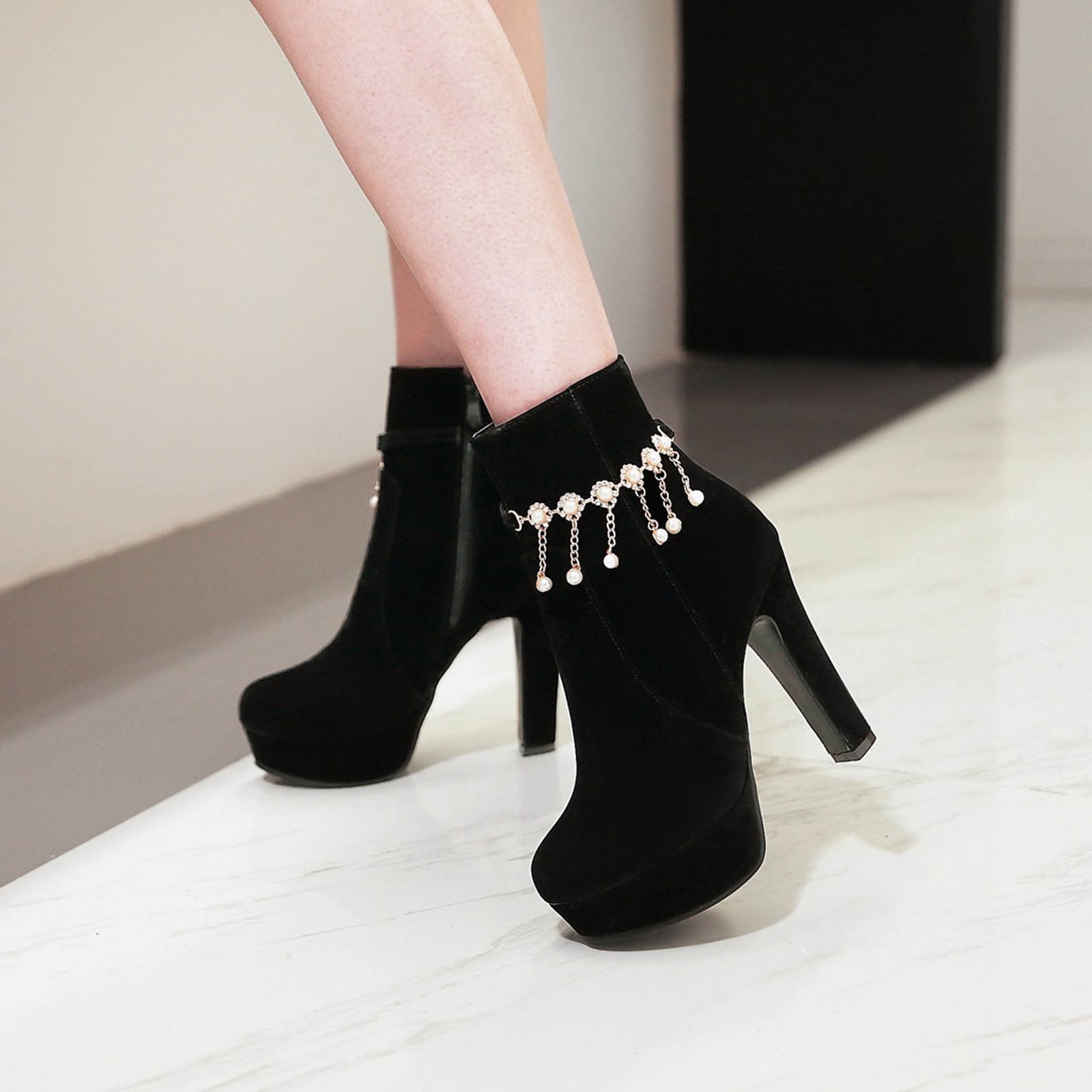 Shiny Pink patent high heel w/ metal spike heels. Size C44. Womens 11, Mens  9.5 | eBay