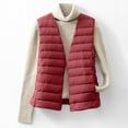 thumbnail image 1 of YOTAMI Winter Warmth Vest for Women Button Down Thermal Puffer Vest for Gift Sleeveless, 1 of 2