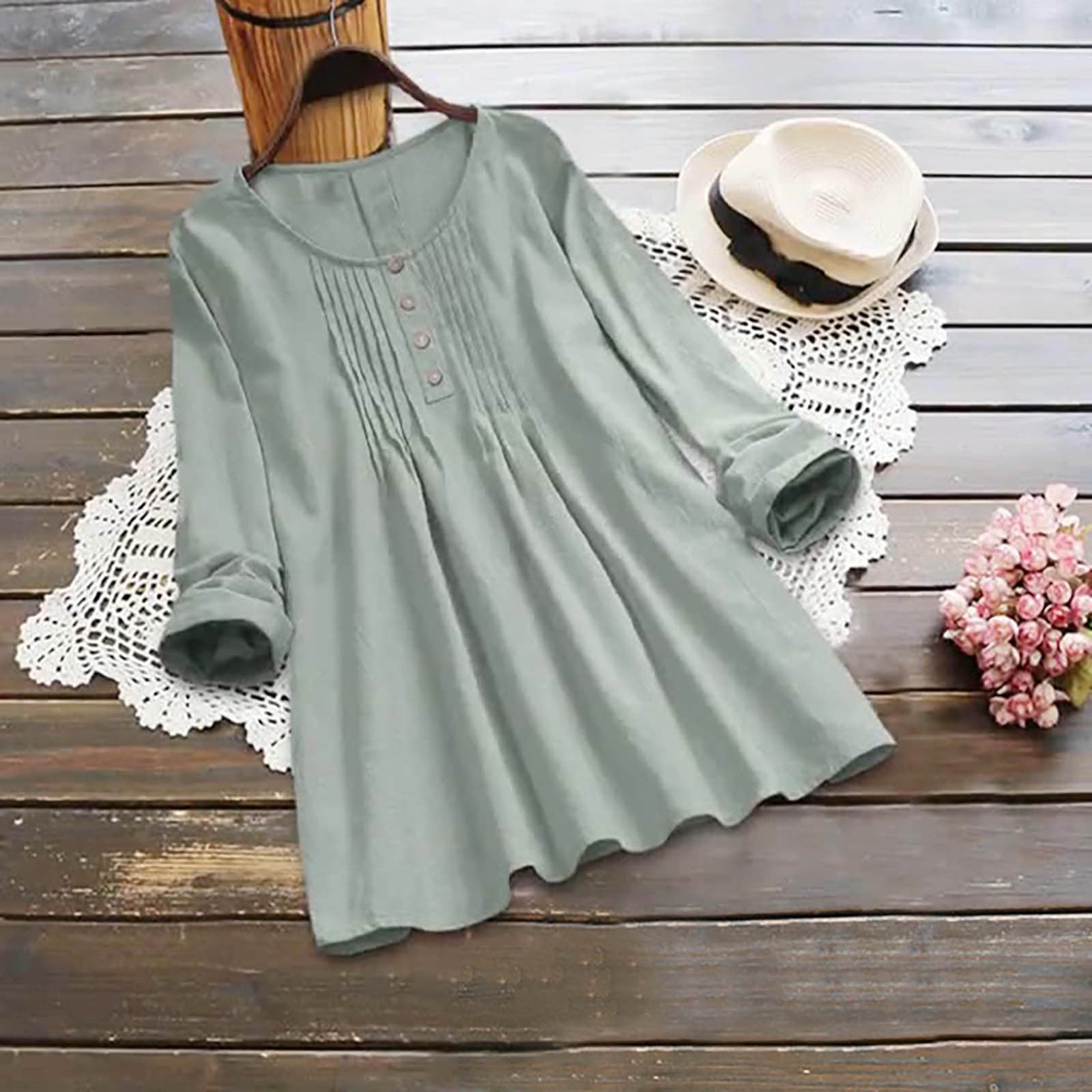 https://i5.walmartimages.com/seo/YOTAMI-Womens-Workout-Tops-Womens-Clothes-2023-on-Sale-Button-Solid-Color-Plus-Size-Long-Sleeve-Crew-Neck-Fall-Green-Tops_ab9f8817-934b-497b-8359-b33fa24e9df2.3dead5fc0b314c171eaf2ee752b9ee20.jpeg