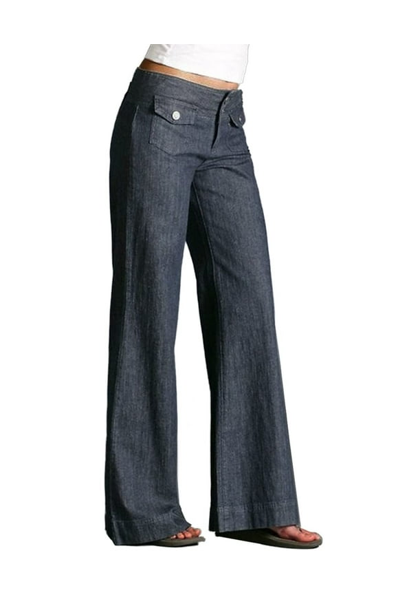 Baggy Jeans, Denim Overalls Ladies Casual Pocket Cargo Button Down Loose Jeans Cargo Pants Slacks for Women Grey Xs