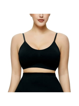  Women in Summer Seamless Back Underwear Big Chest Bundle Corset  Pair of Breast Vest No Womens Bras (Black, S) : Clothing, Shoes & Jewelry